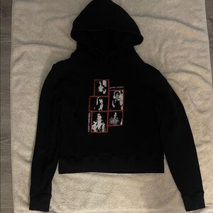 Saint Laurent Women’s Black Graphic Women's Hoodie